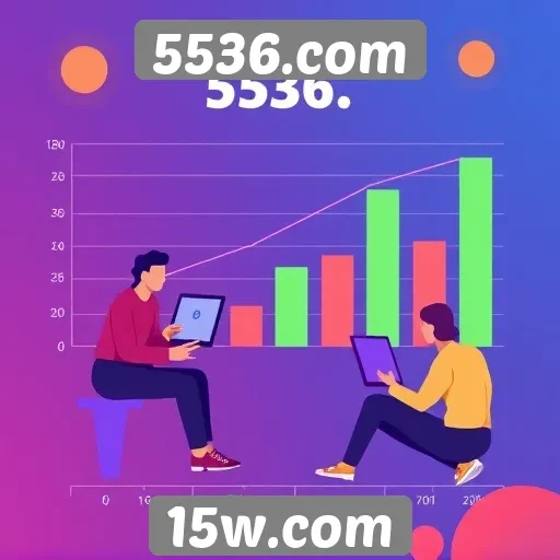 Estatísticas de usuários ativos no site 5536.com